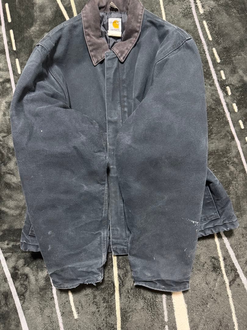 ‼️【ヴィンテージ雰囲気】カーハートトラディショナルジャケット J02BLK