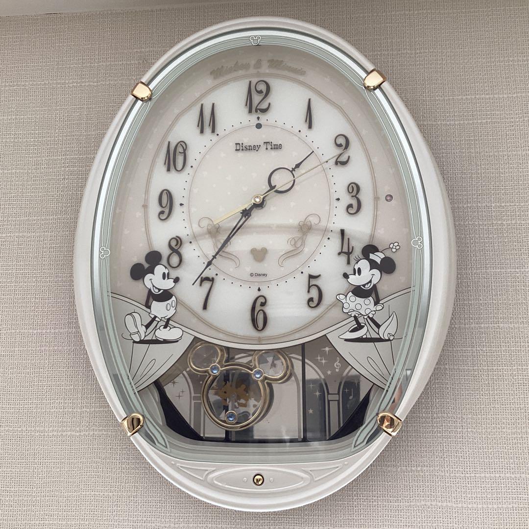 ディズニー メロディ 電波 掛け時計