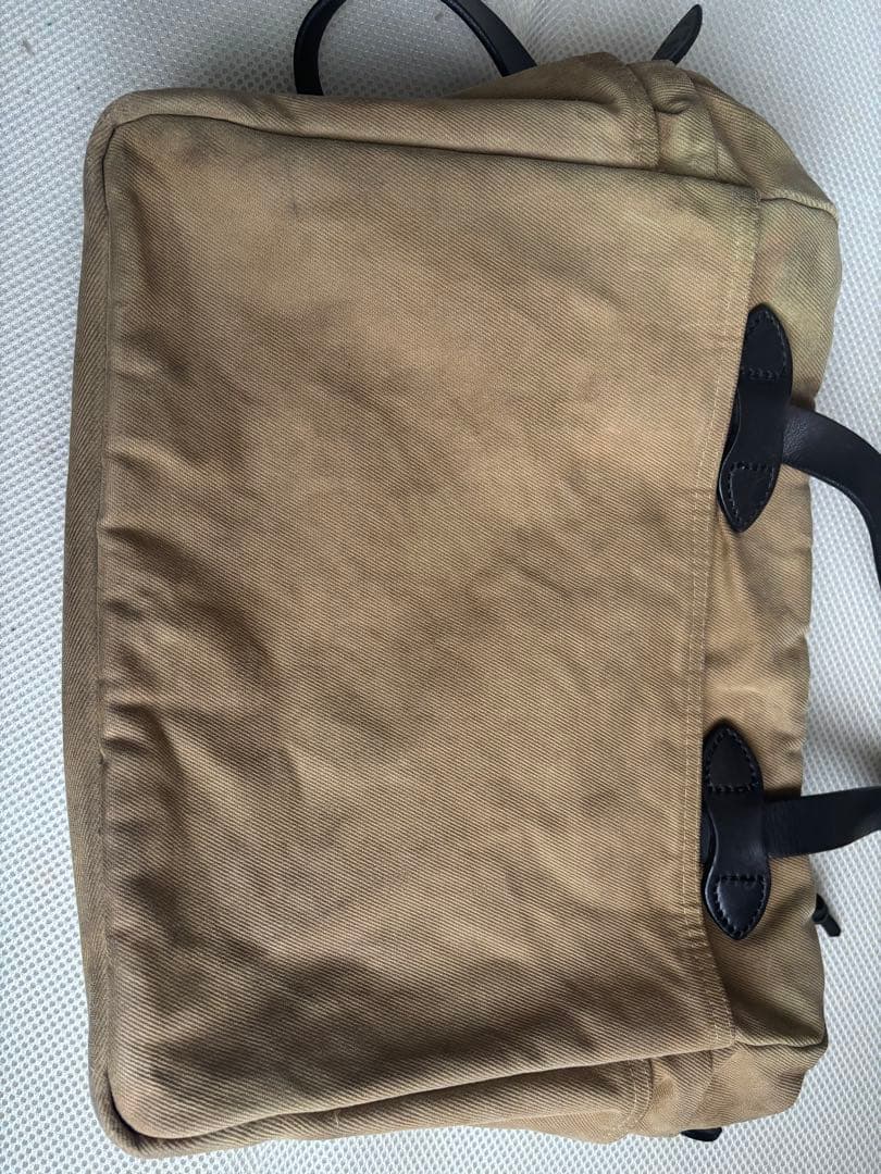 ピ*牧様 ベージュキャンバストートバッグfilson フィルソンラギッドツイル