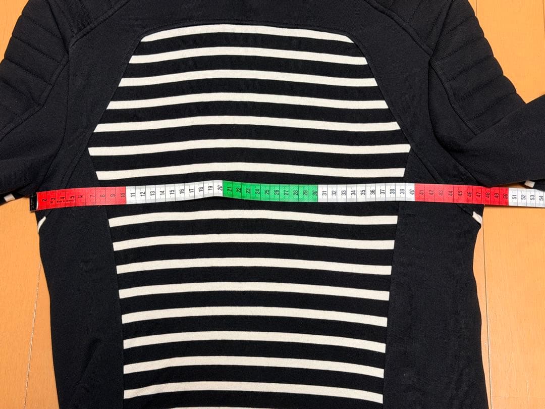 BALMAIN バルマン コットン ライダースジャケット XS