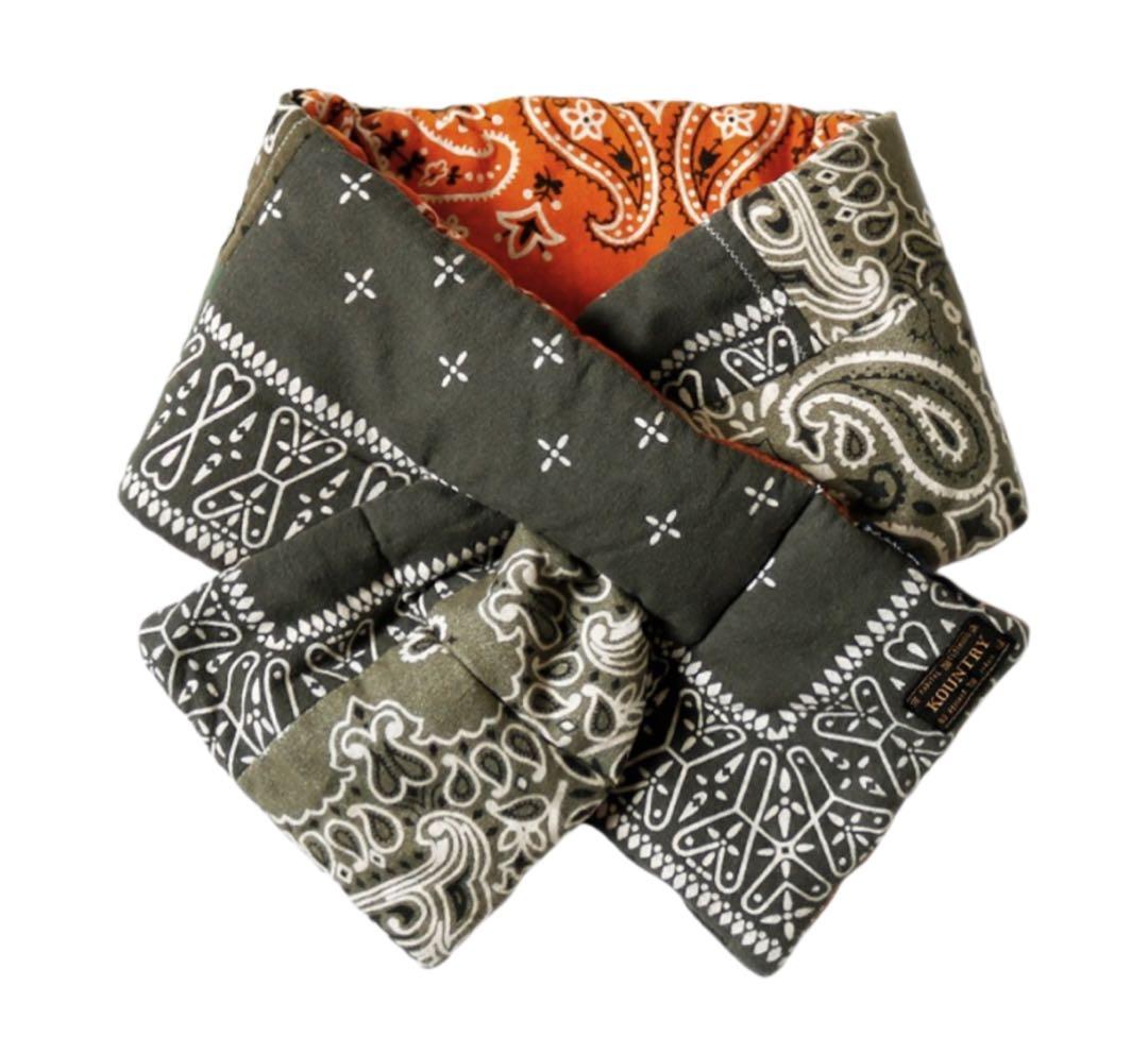 Kapital バンダナ柄リバーシブルスカーフ