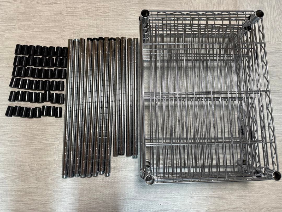 ルミナス　スリム メタルラック　5段　スチールラック 説明書付き