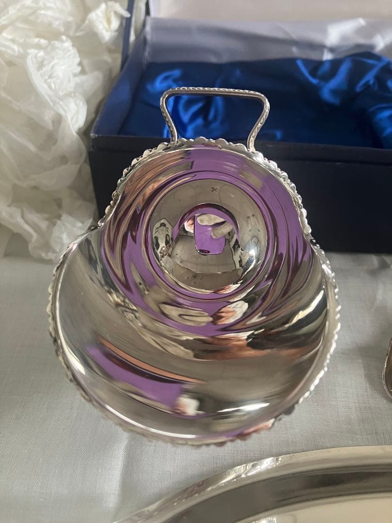 セール マッピン&ウェッブ ポット 他4点セット銀製品 シルバーウェア英国製