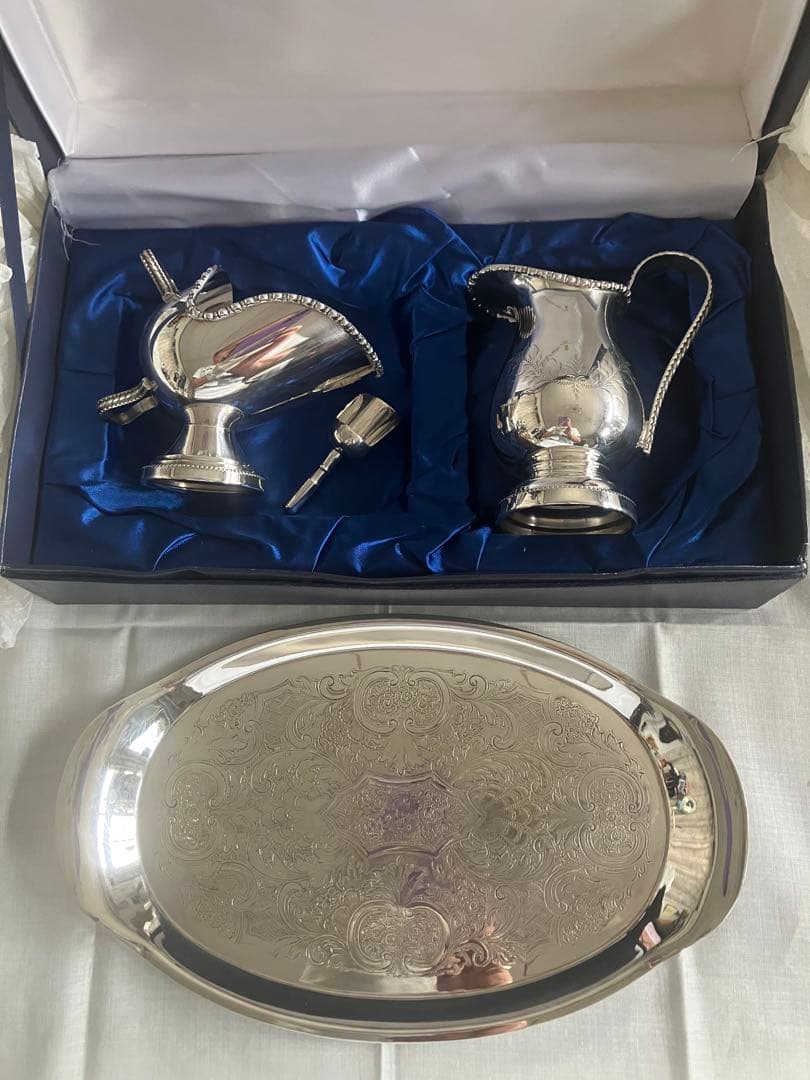 セール マッピン&ウェッブ ポット 他4点セット銀製品 シルバーウェア英国製