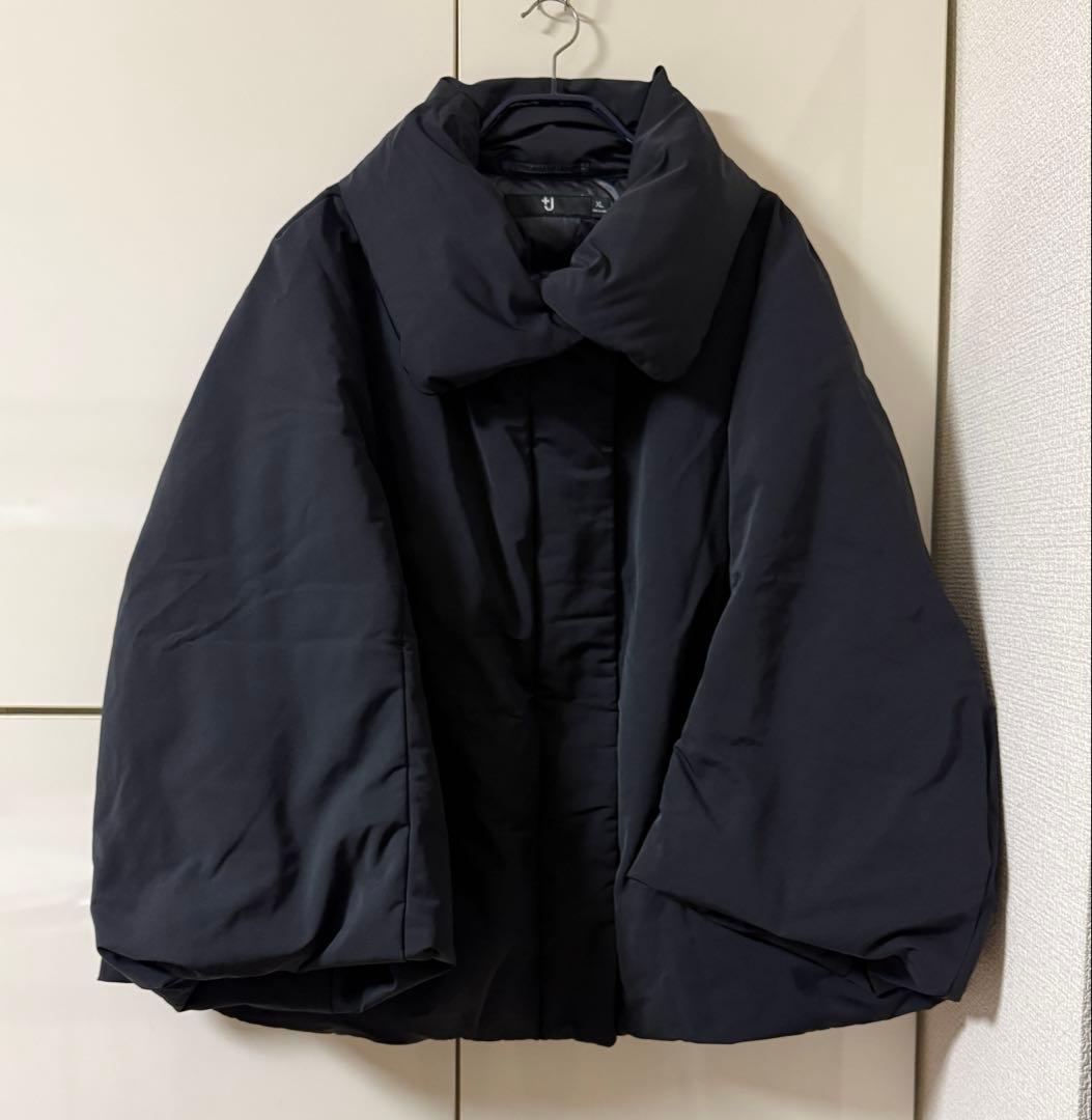 ユニクロ UNIQLO ＋J ジルサンダー ハイブリッドダウンジャケット 黒