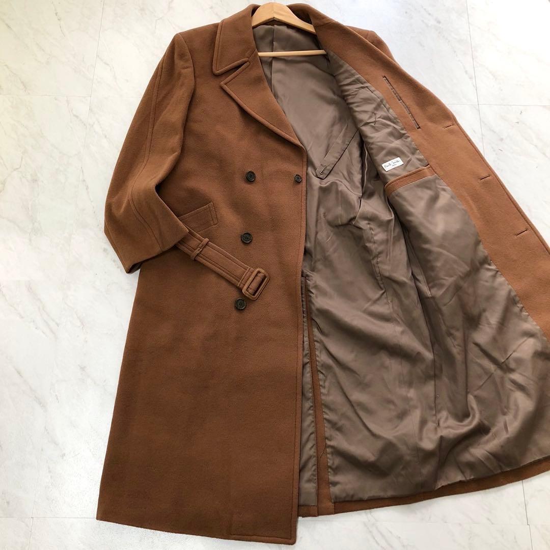 Paul Smith ポールスミス カシミヤ ダブルチェスターコート ベルト付き