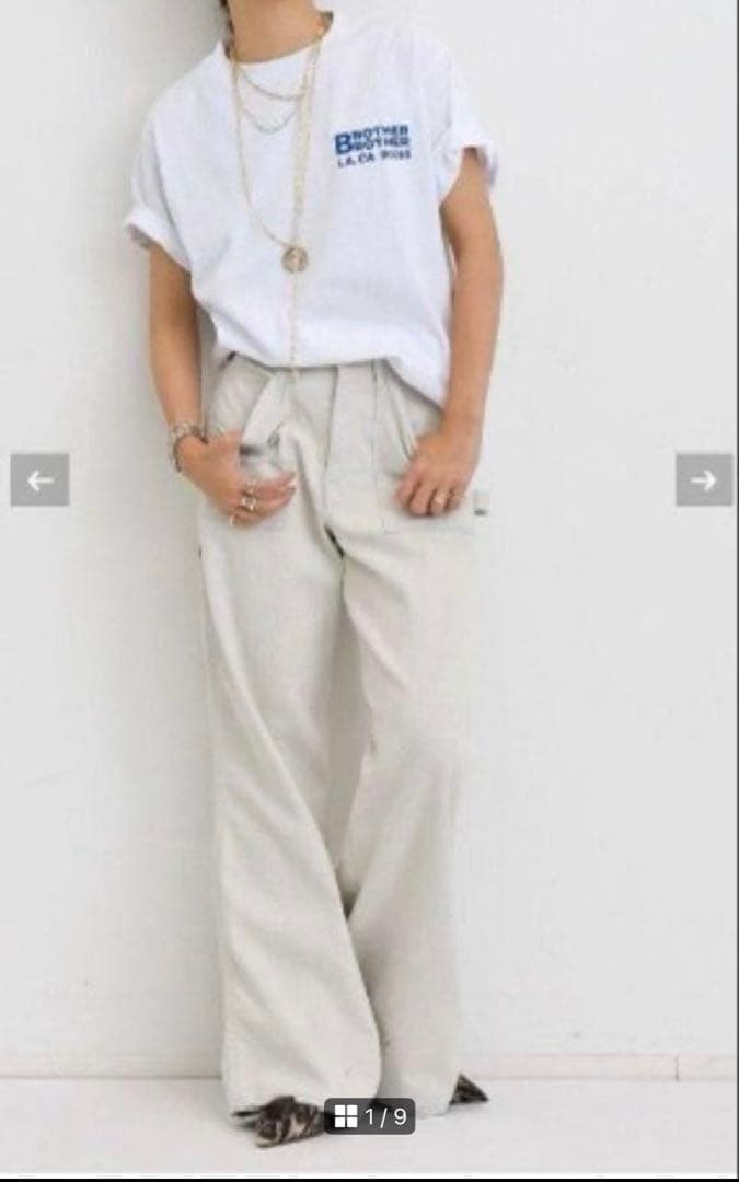 【GOOD GRIEF!】 DAMAGED PAINTER PANTS