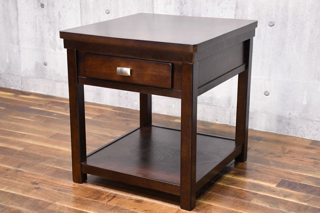 EIK65 アシュレイ T864-3 サイドテーブル ナイトテーブル 引出し付き