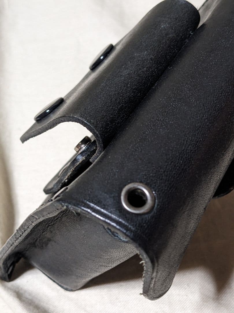 専用　昭和　白バイ　警官　交通機動隊 切符　書類　小物入 ベルト用バッグ　2点