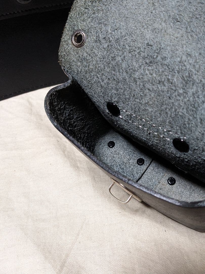 専用　昭和　白バイ　警官　交通機動隊 切符　書類　小物入 ベルト用バッグ　2点