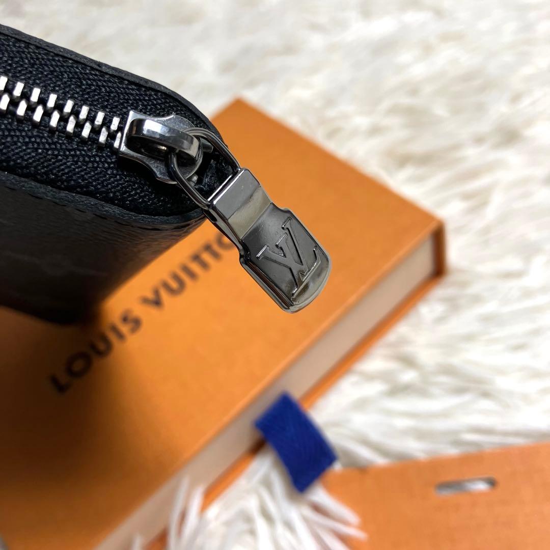 【未使用級】ルイヴィトン ジッピーパース モノグラム エクリプス FRID