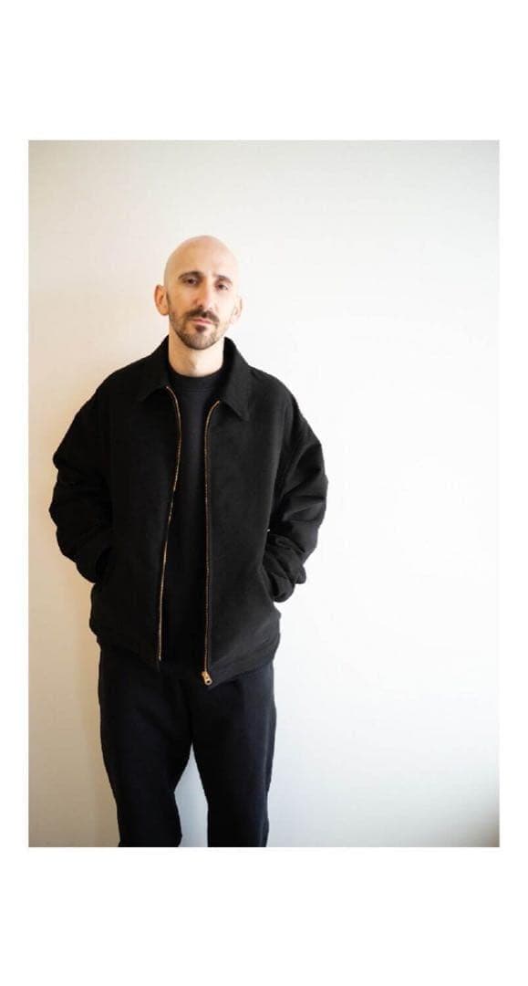 comoli モールスキンジップアップジャケット