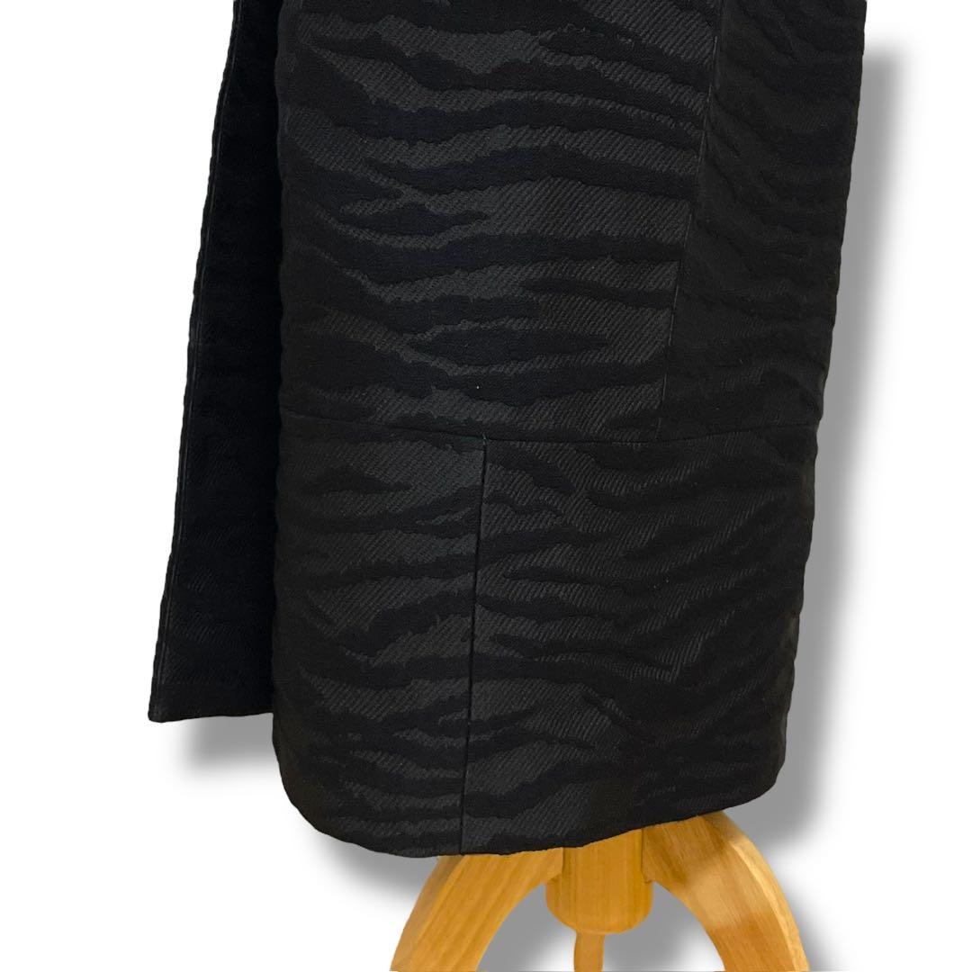 KENZO ×  コラボ ロングコート ブラック EUR32 金ボタン