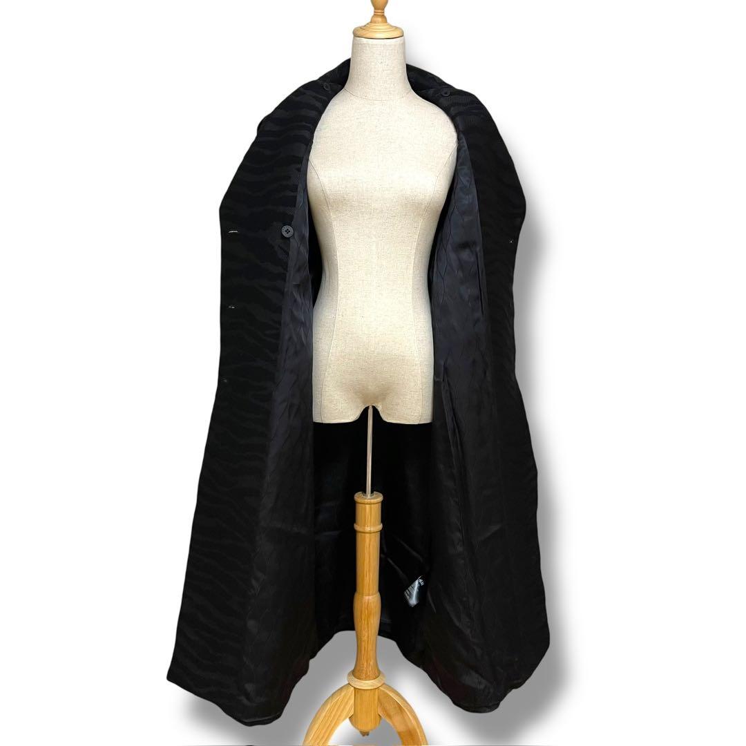 KENZO ×  コラボ ロングコート ブラック EUR32 金ボタン