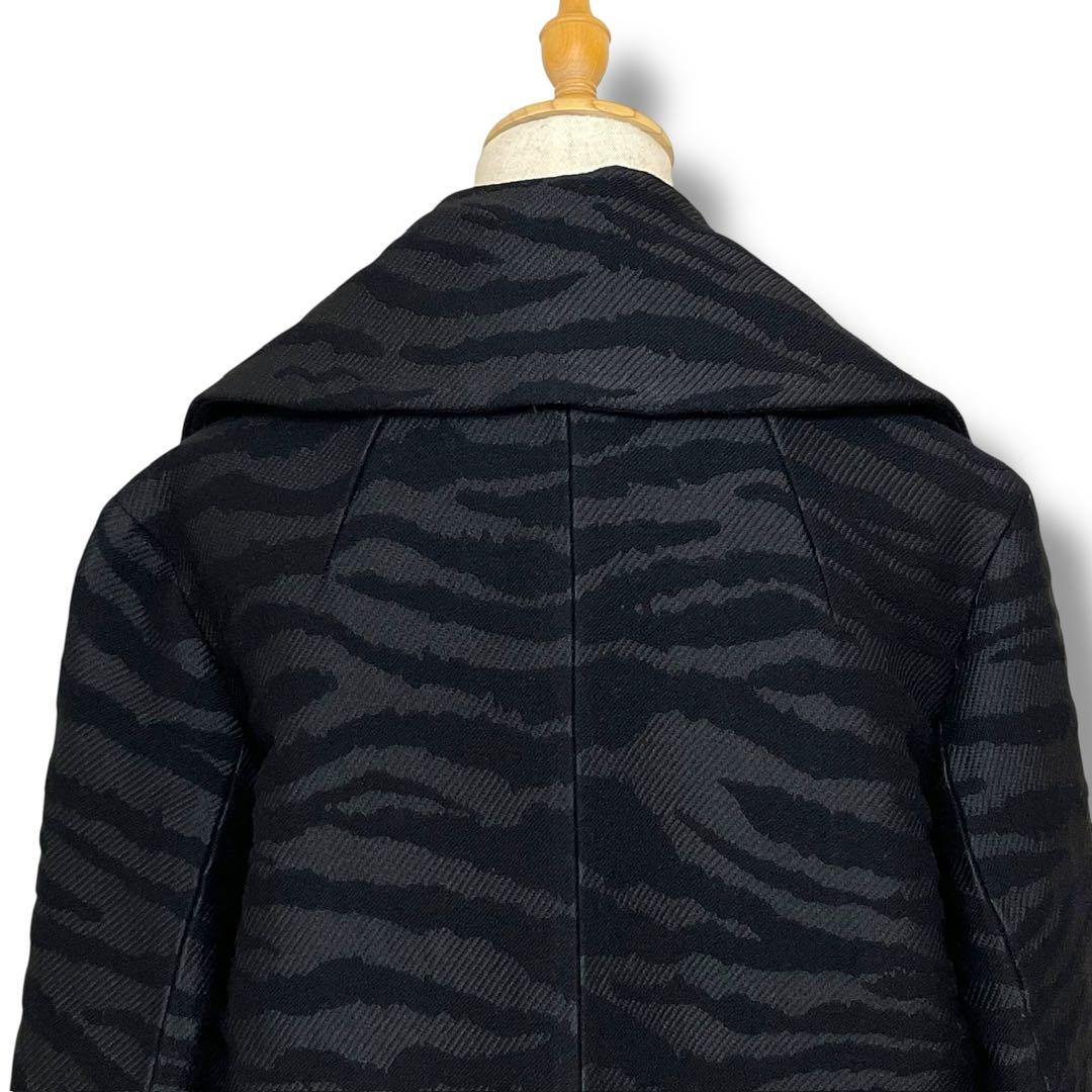 KENZO ×  コラボ ロングコート ブラック EUR32 金ボタン