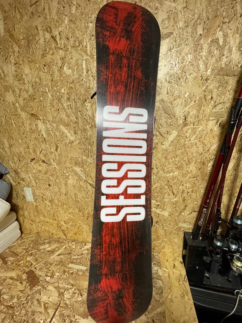 SESSIONSスノーボードとSALOMONブーツセット
