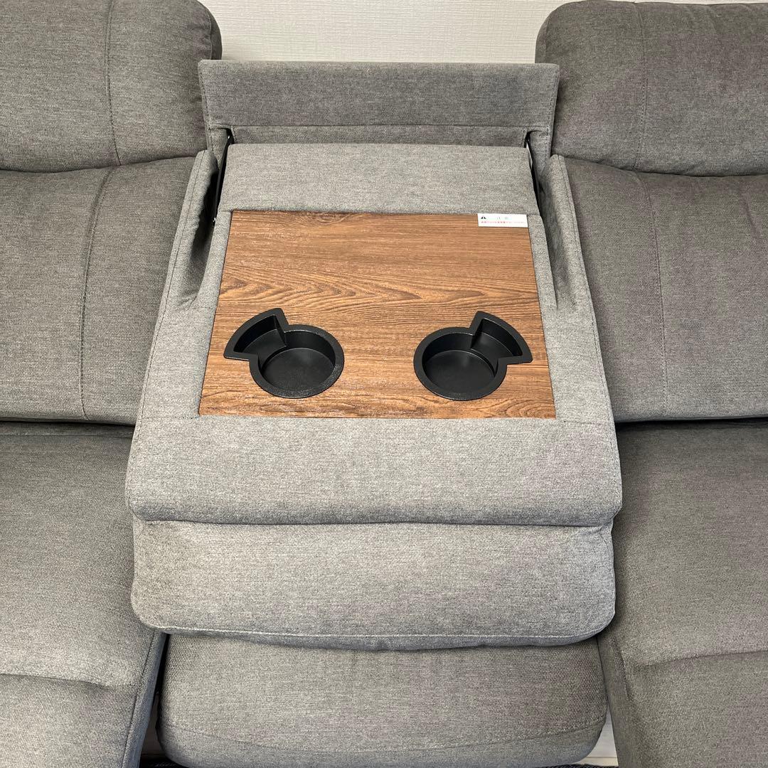 【早い者勝ち】ニトリ　電動リクライニングソファ　３人掛け　★匿名配送★ 送料込！