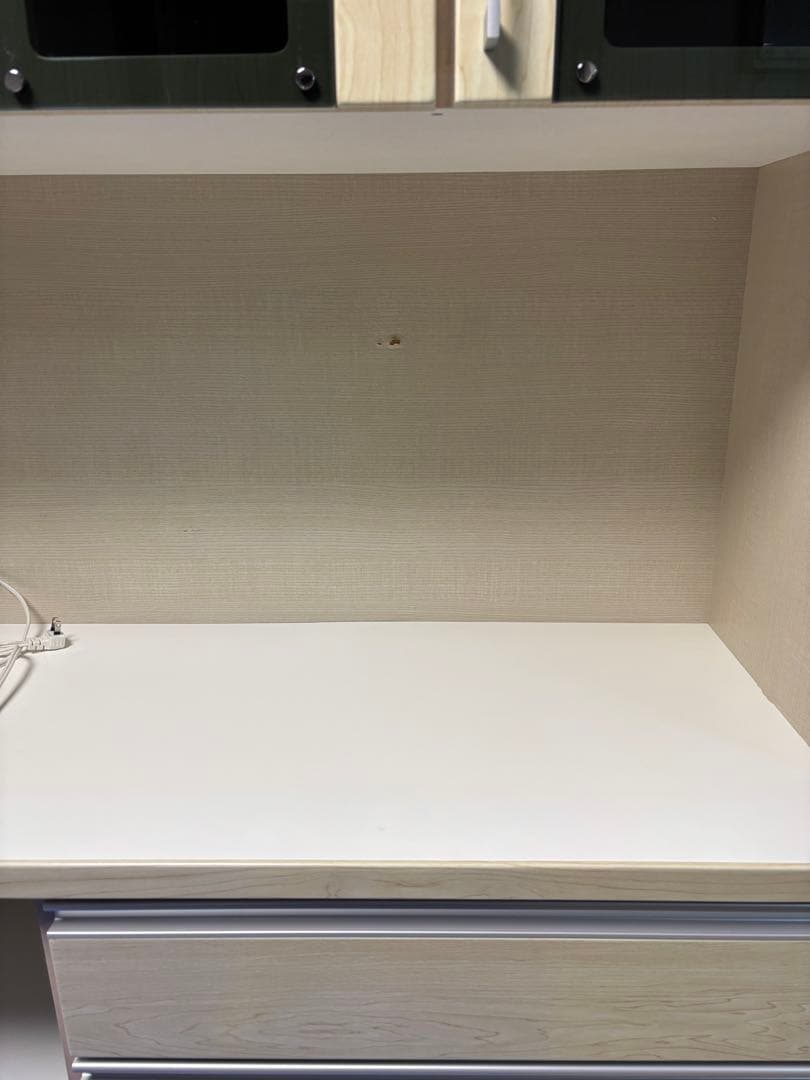 直接お渡し限定　キッチン収納 食器棚 ガラス扉付き