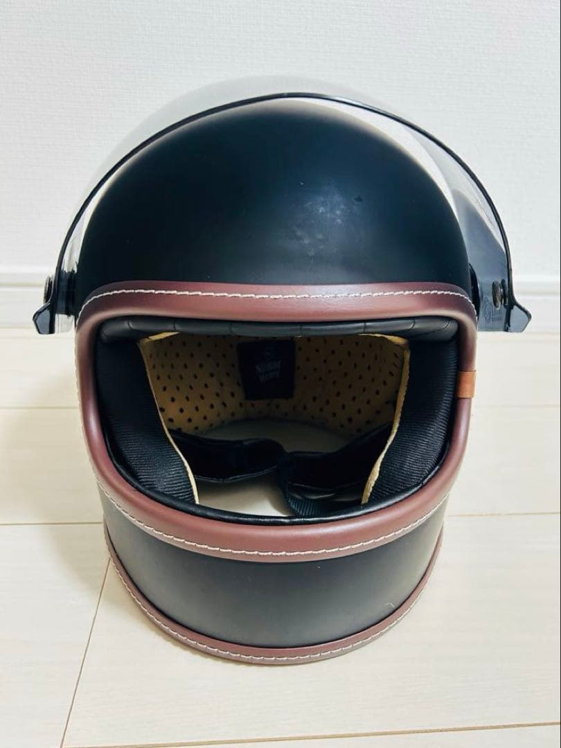 NIKITOR フルフェイス ヘルメット ブラック Lサイズ