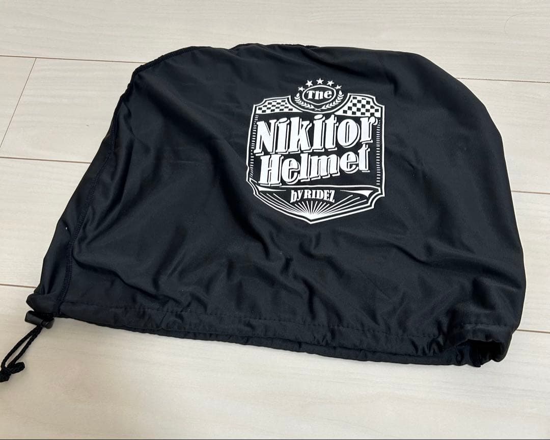 NIKITOR フルフェイス ヘルメット ブラック Lサイズ