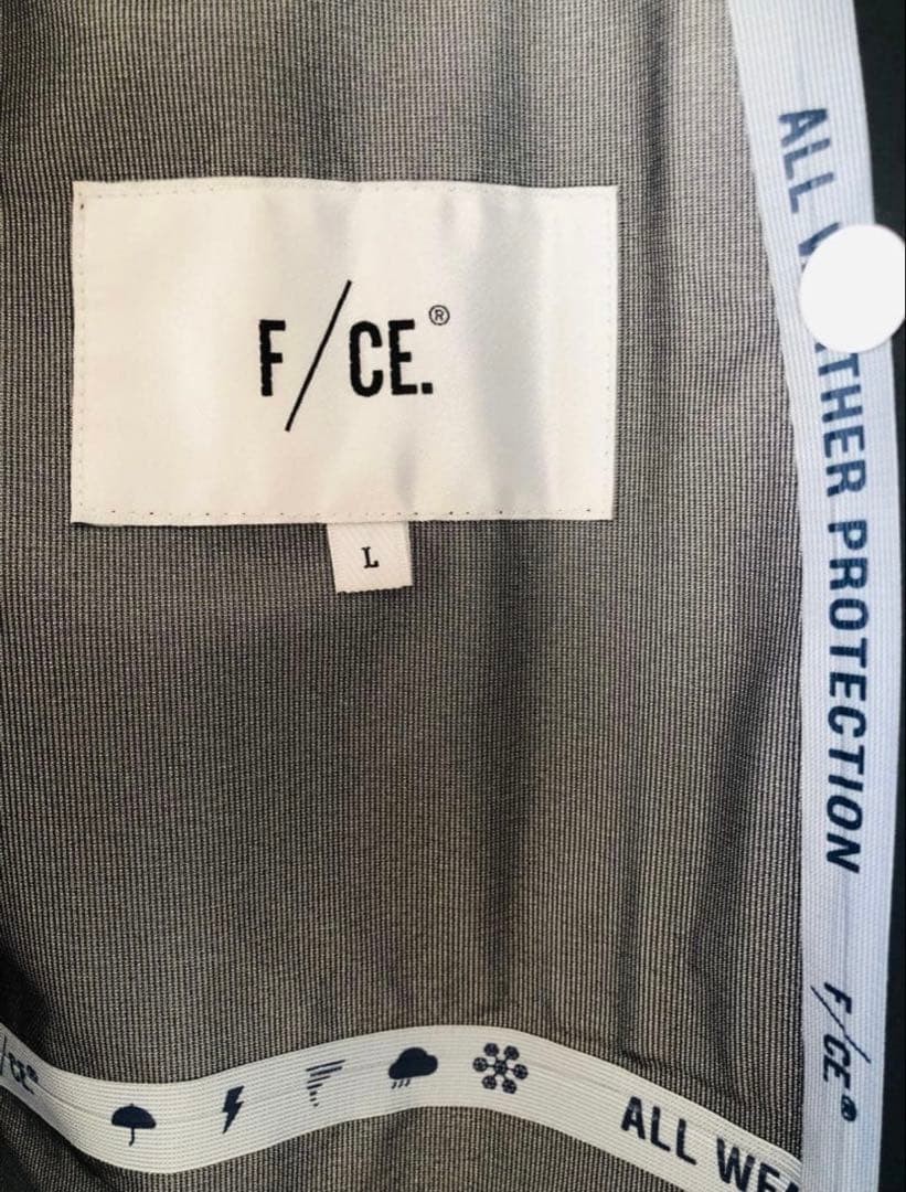 F/CE 2way wrap double breasted コート グレー色