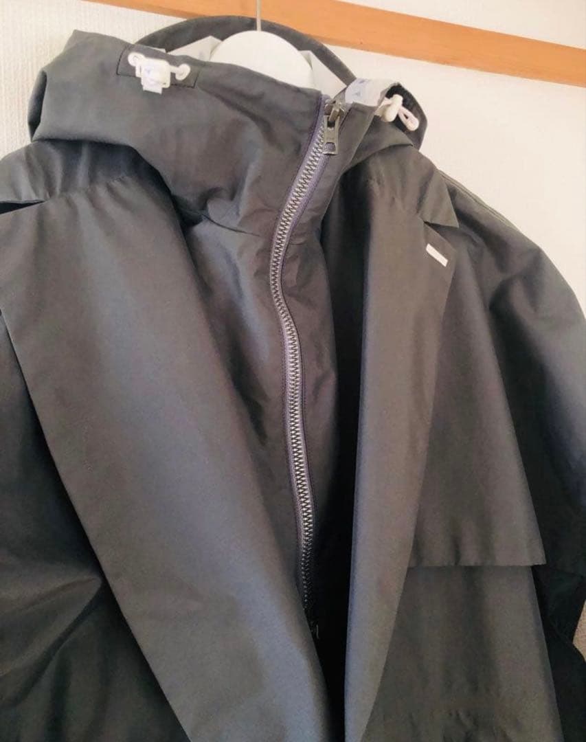 F/CE 2way wrap double breasted コート グレー色