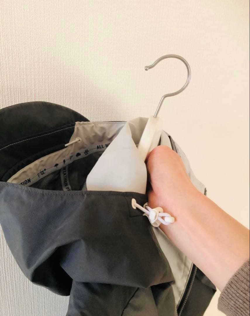 F/CE 2way wrap double breasted コート グレー色