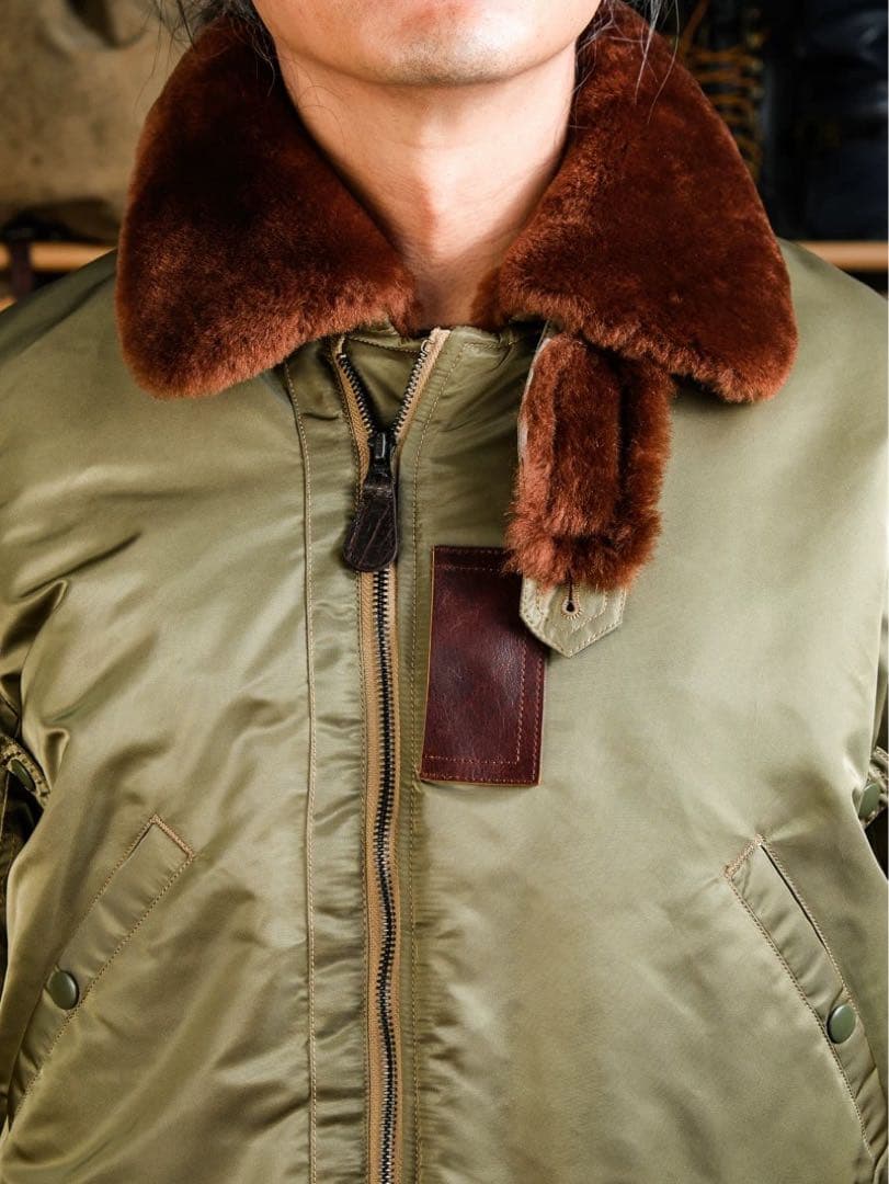 希少 B-15B 初期型 復刻 MA-1 no.3220規格 馬革38（M）