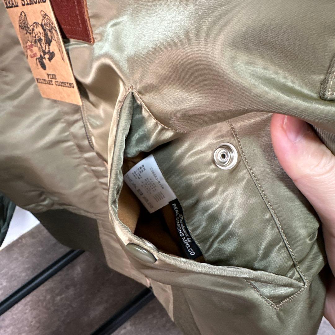 希少 B-15B 初期型 復刻 MA-1 no.3220規格 馬革38（M）