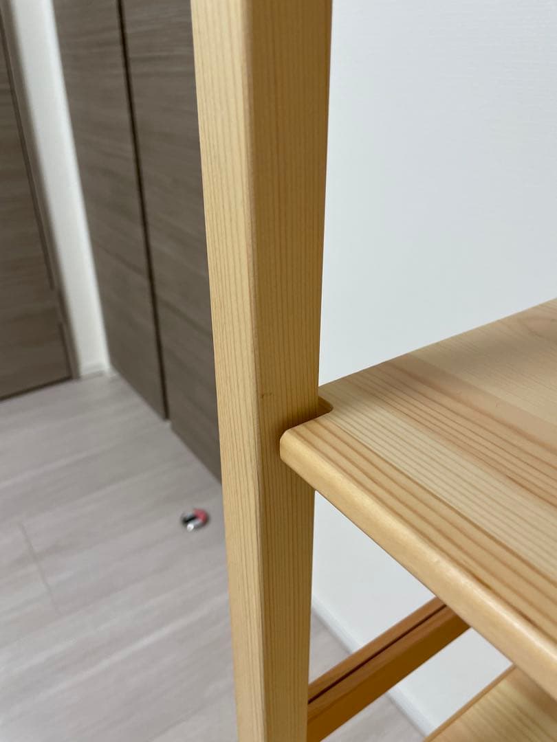 無印良品　パイン材ユニットシェルフ・８６ｃｍ幅・中