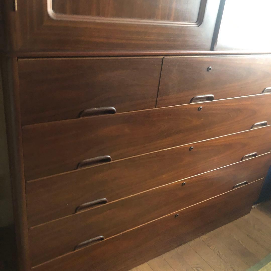 府中家具 マルケイ木工 高級家具 婚礼家具 桐箪笥タンス 着物入 昭和レトロ