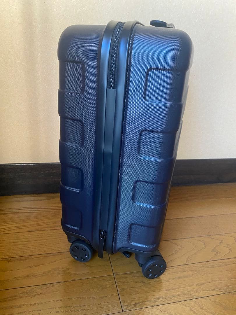 無印良品 スーツケース キャリーケース ネイビーブルー19L伸縮式ハンド