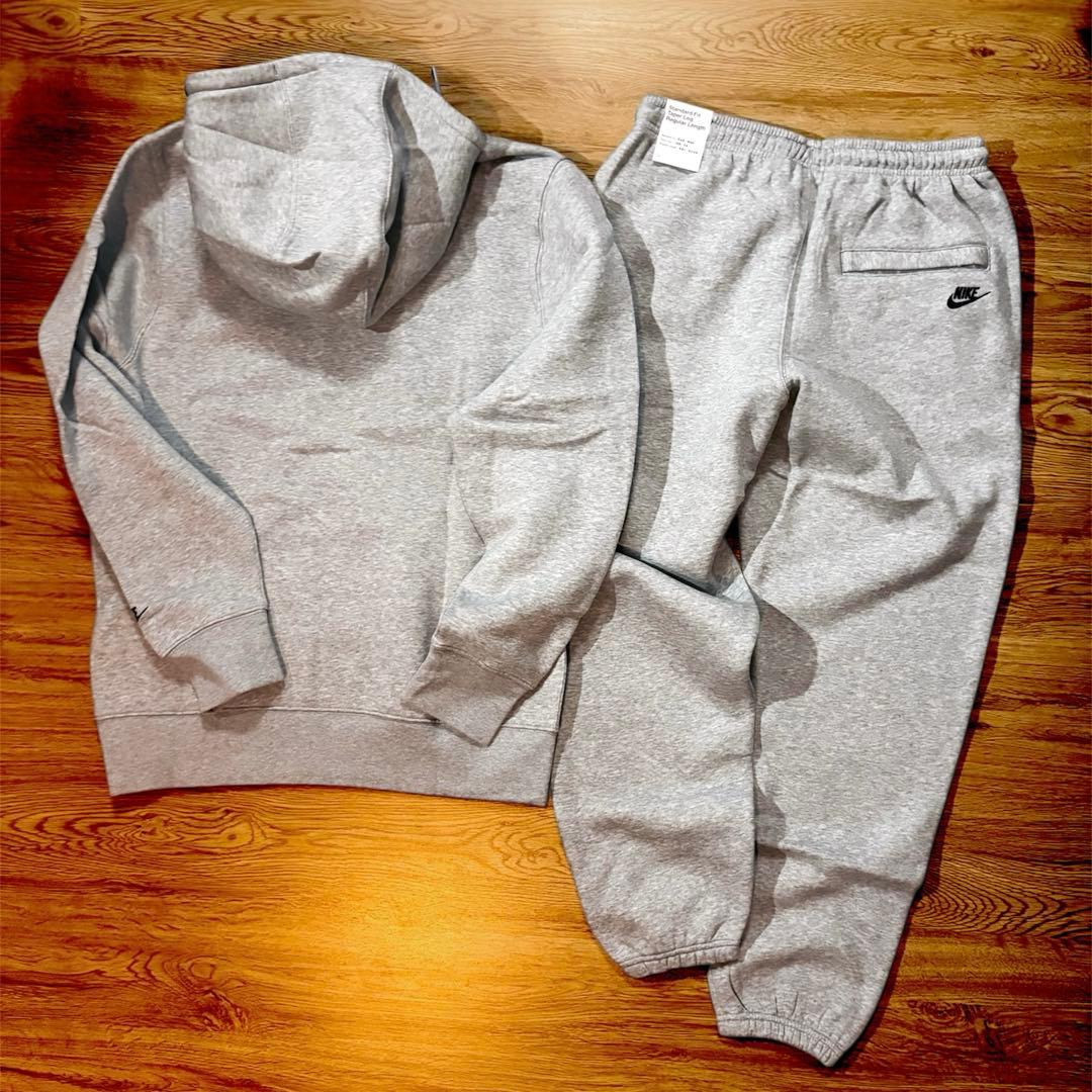【新品未使用】NIKE セットアップ　フーディ　スエットパンツM グレー