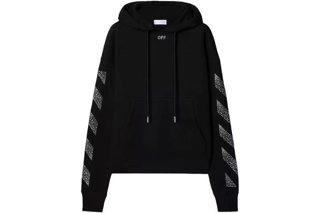 【ちゃんちゃん】OFF-WHITE x Swarovski Hoodie