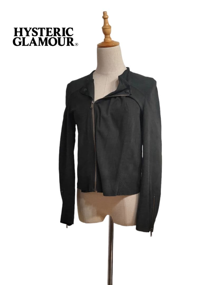 ★ ヒステリックグラマー　山羊革　本革　ジップ　レザー　ライダース　ジャケット