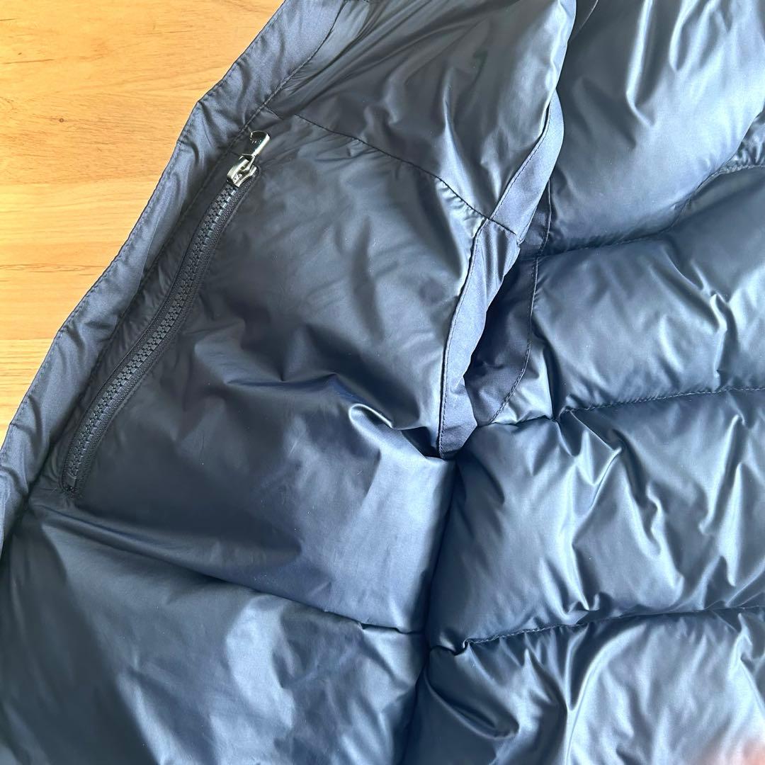 【極美品】ラルフローレン ダウンベスト M ネイビー レッドポニー刺繍ロゴ