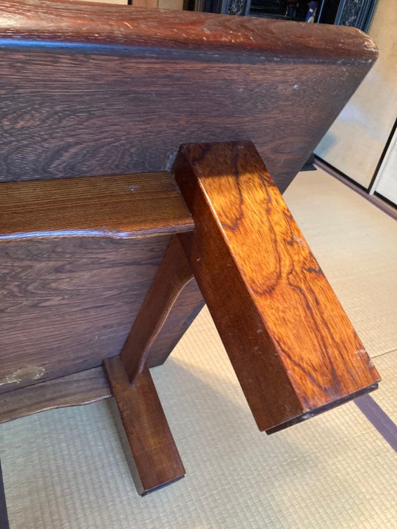 座卓　ちゃぶ台　レトロ　木製机　アンティーク　勉強机　　古家具　昭和　和室