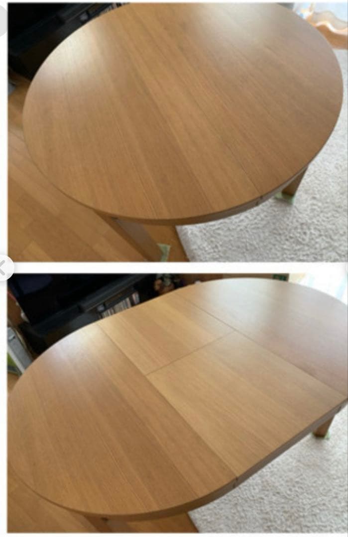 IKEA IKEA 丸テーブル 伸縮テーブル BJURSTA
