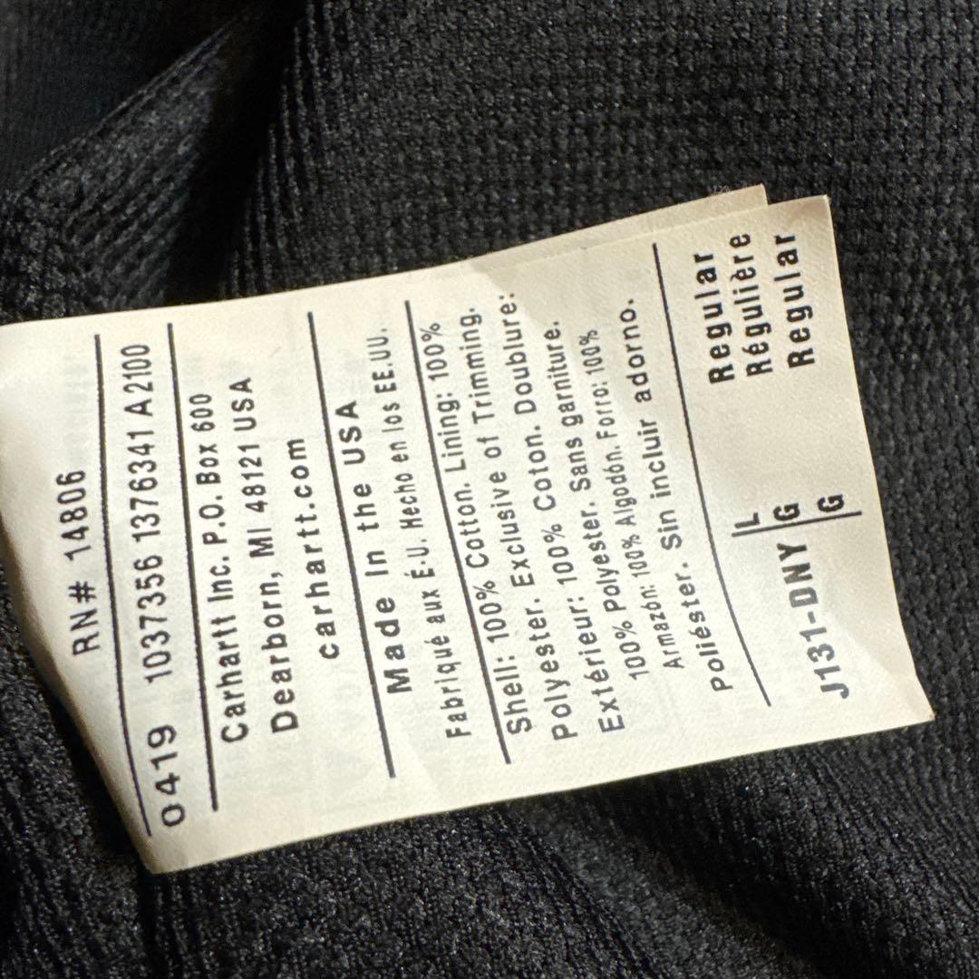 R*H様 Carhartt ネイビー ジップパーカー RN 14806 SIZE