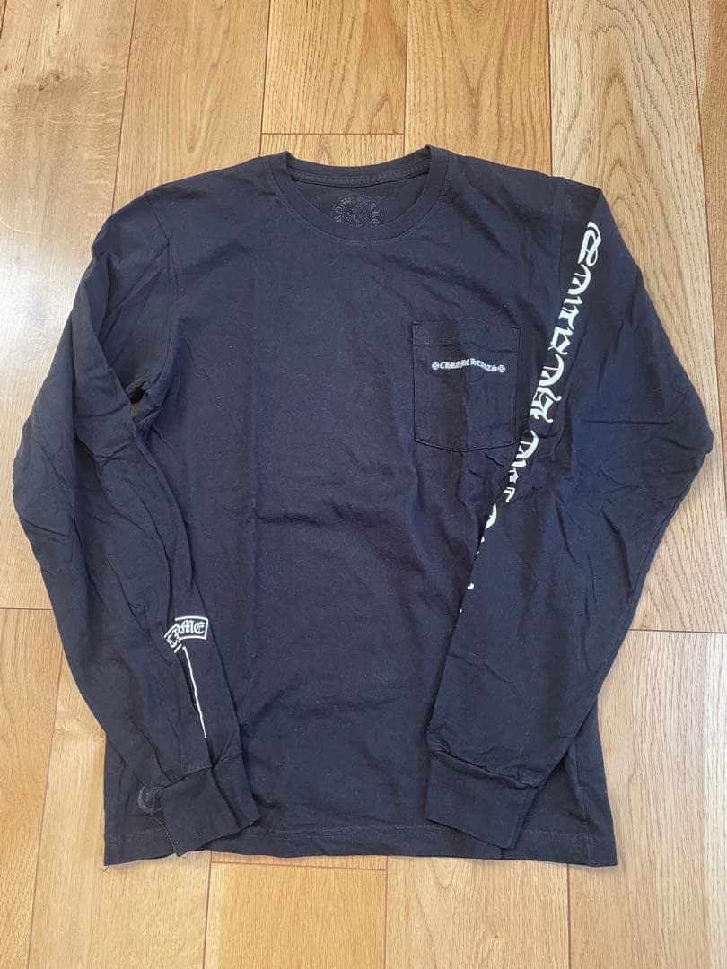 値下げ！クロムハーツ正規店購入 ロンT 黒Mサイズ CH