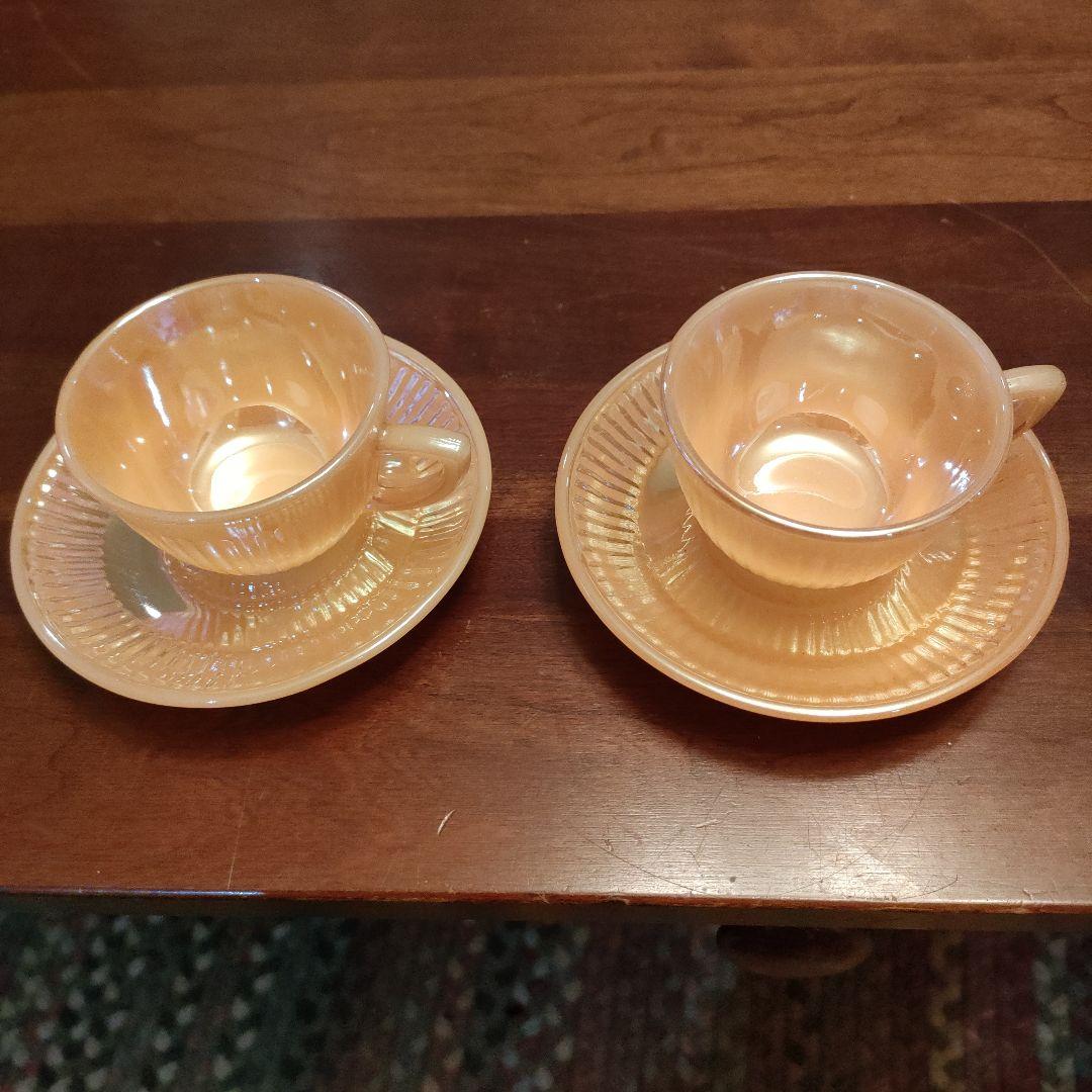 fireking ファイヤーキング　レア　デミタスカップ＆ソーサー７客セット