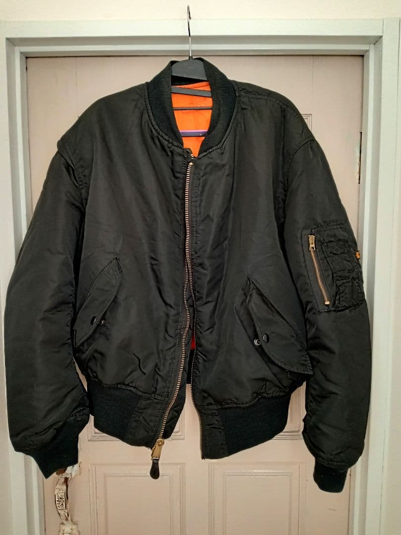 90s USA製 ヴィンテージ　 ALPHA MA-1 極美品