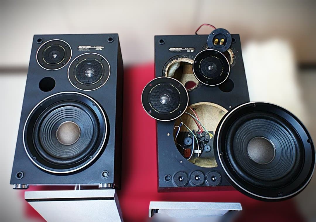 【極美品】Pioneerスピーカー S-X707V ブラック調 整備良品