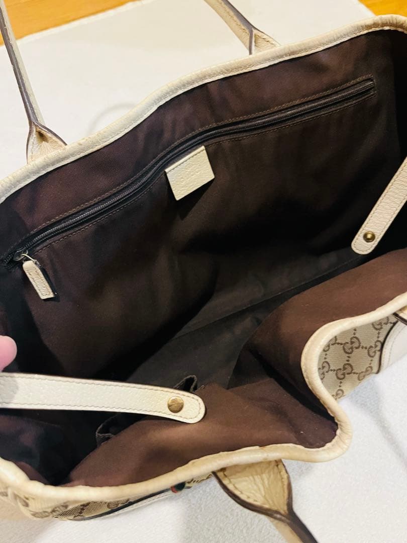GUCCI キャンバス　プリンシー　トートバッグ