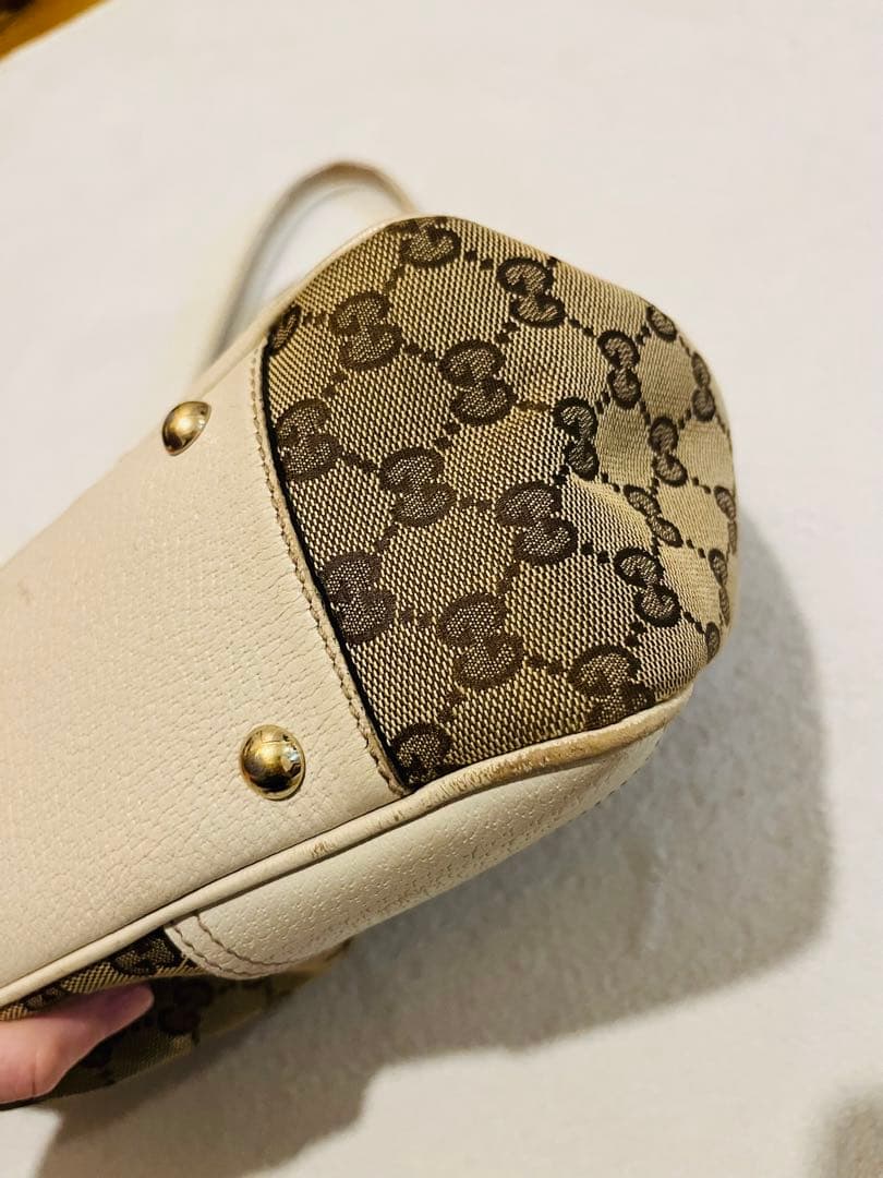 GUCCI キャンバス　プリンシー　トートバッグ