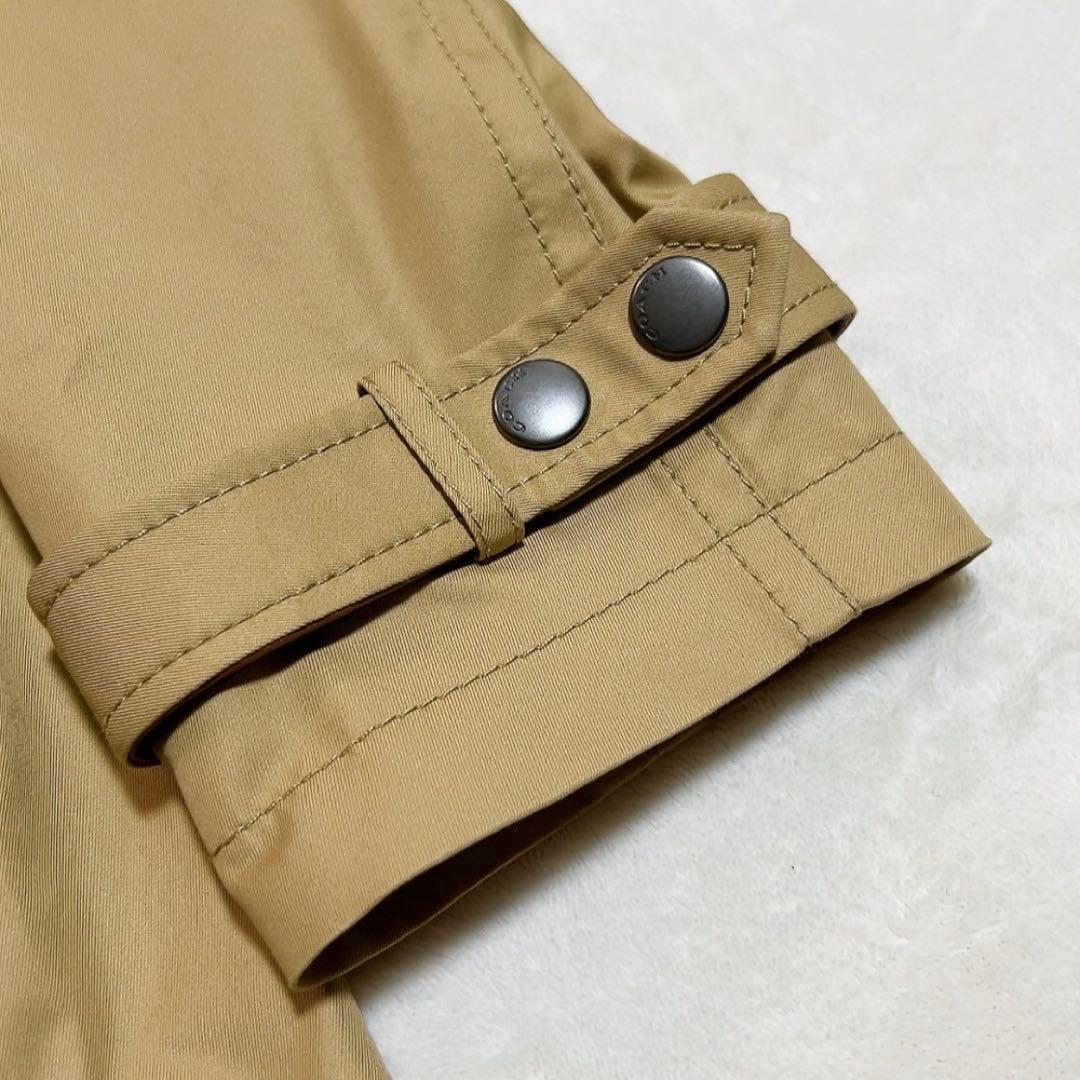 未使用✨　coach コーチ　トレンチコート　ロング　L メンズ　チャーム付き