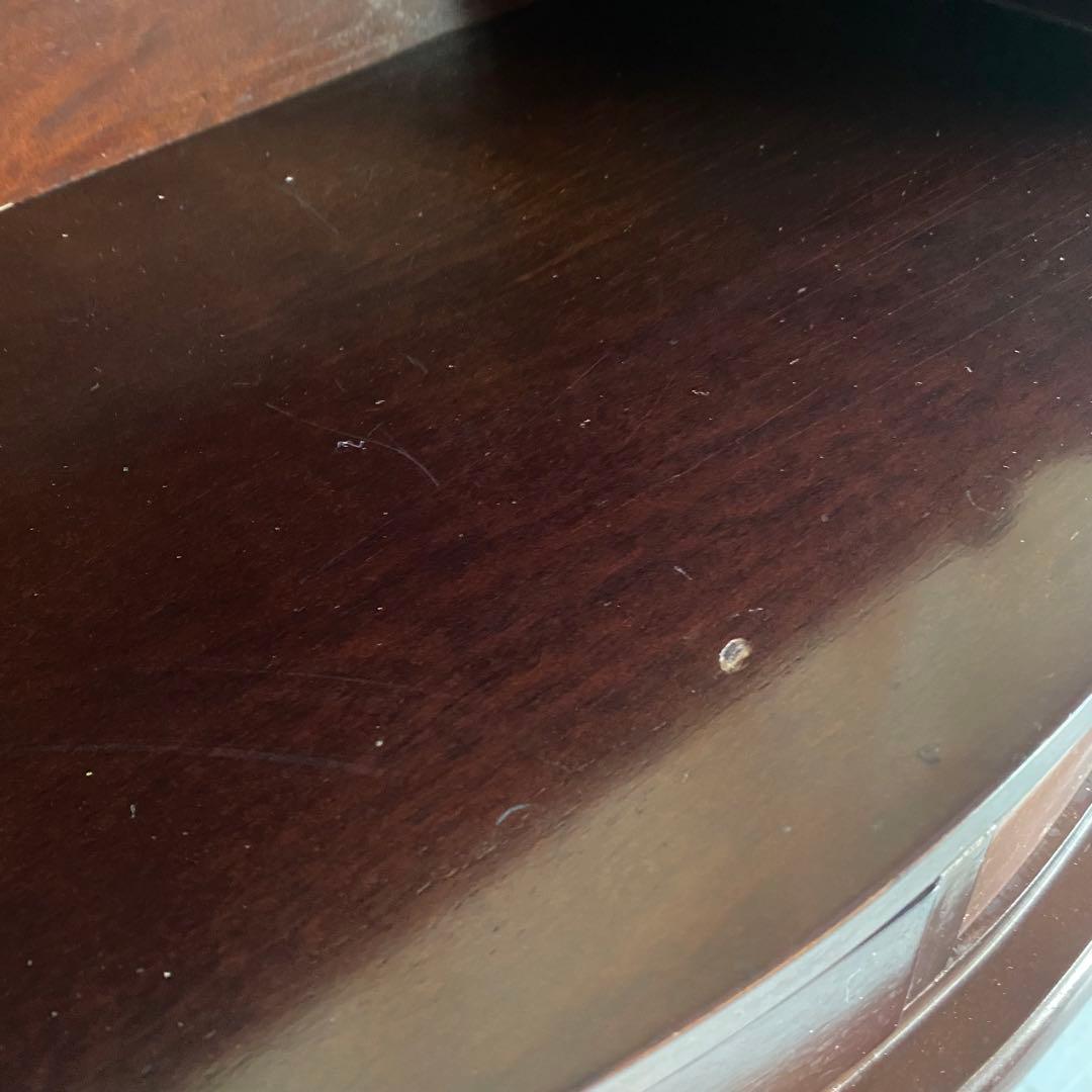 ミニコンソール　電話台　猫脚　イタリア調　アンティーク