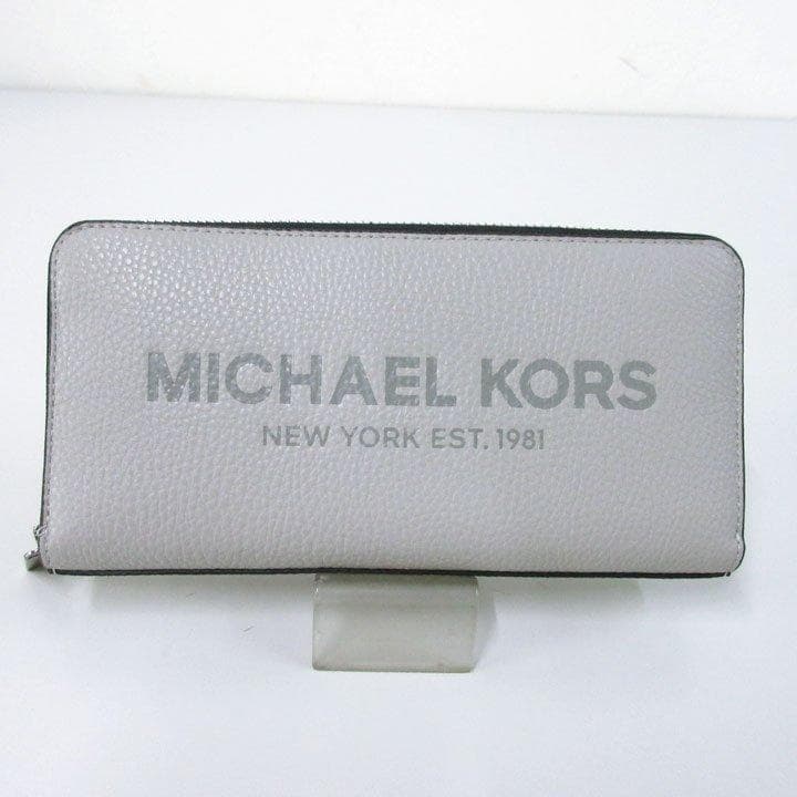 SALE新品未使用マイケルコースMICHAEL KORS長財布シボ加工レザー皮革