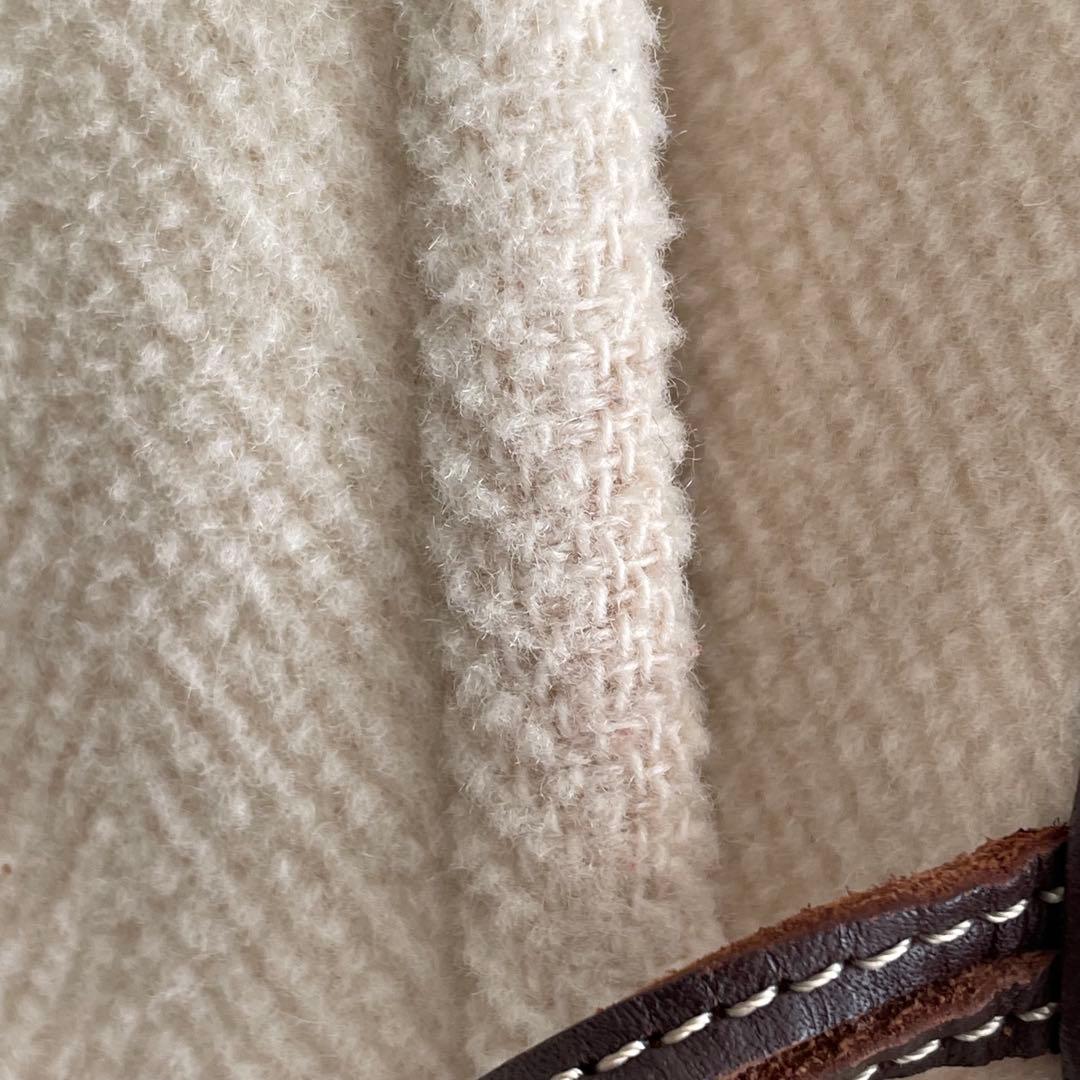 オールドイングランド 定番 クラッシックダッフルコート アイボリー白 S〜M