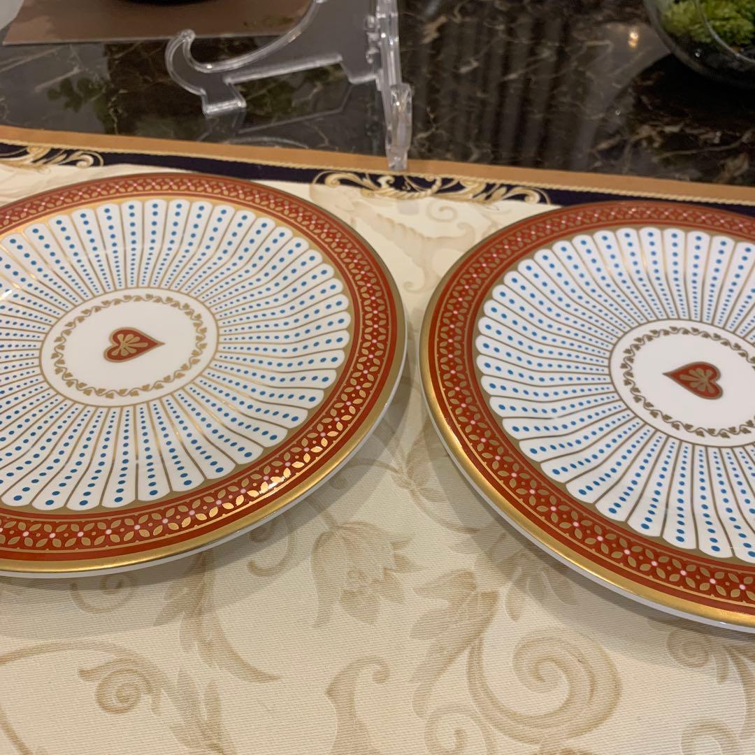 ウェッジウッド ハーレクイン　クイーンオブハート　18cmケーキプレート 2枚